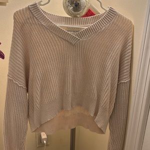 Cropped sweater